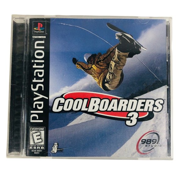 Cool Boarder 3 Sony PlayStation 1 Video Game Complete Disc Manual Case Snowboard - Picture 4 of 9